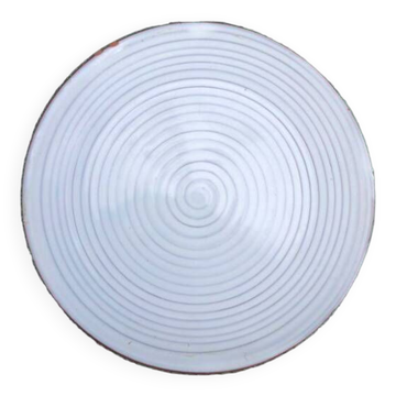 Vintage petite assiette motif spiralé