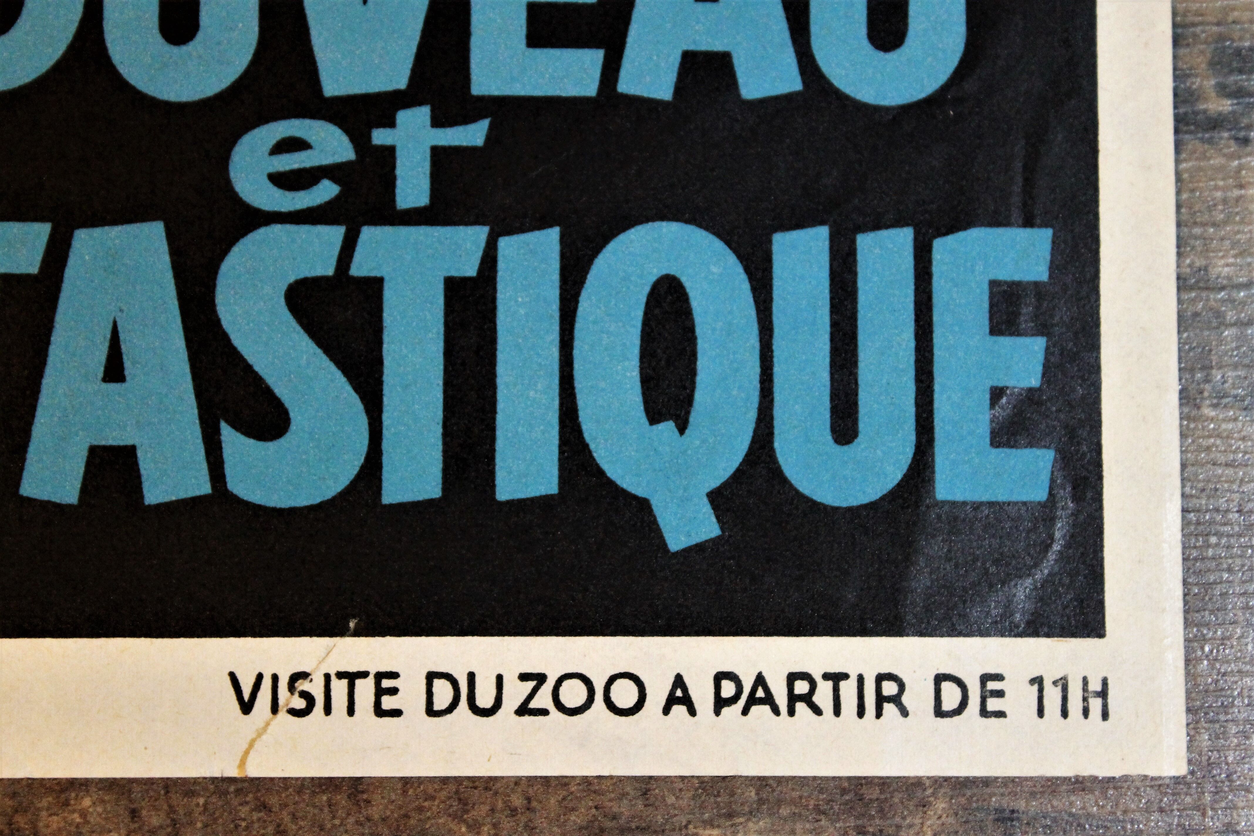 Affiche cirque Pinder 1960s