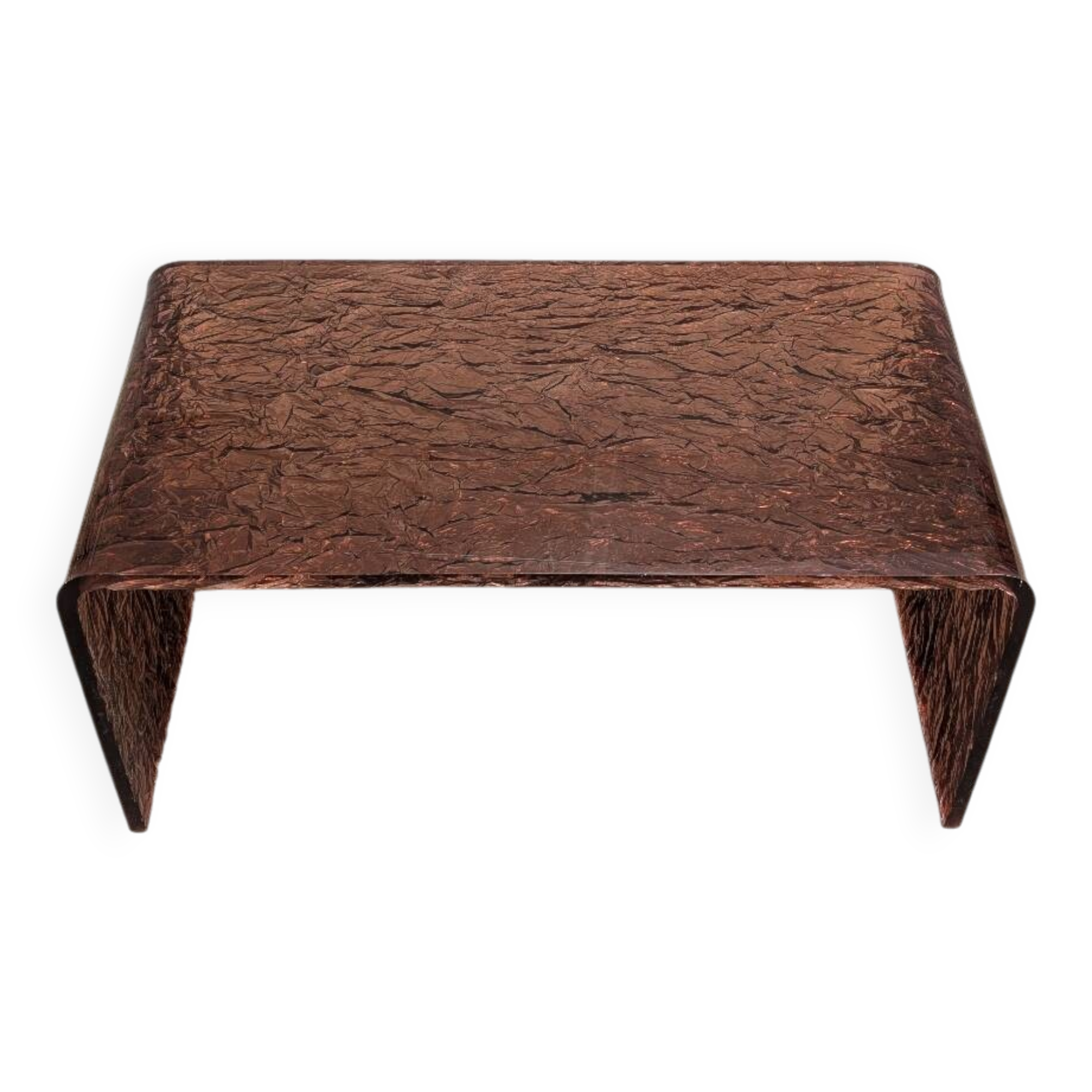 Smoked plexiglass coffee table