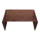 Smoked plexiglass coffee table