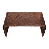 Smoked plexiglass coffee table