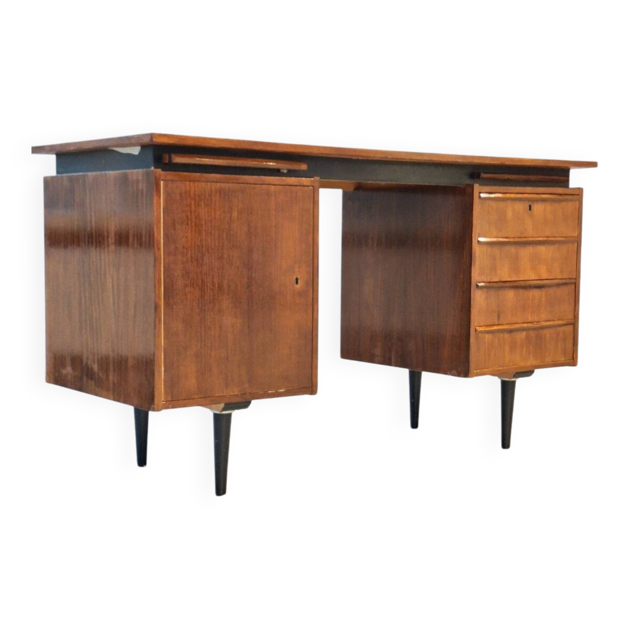 Teak desk by Cees Braakman for Pastoe from the 1960s