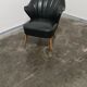 Chaise skai noir vintage