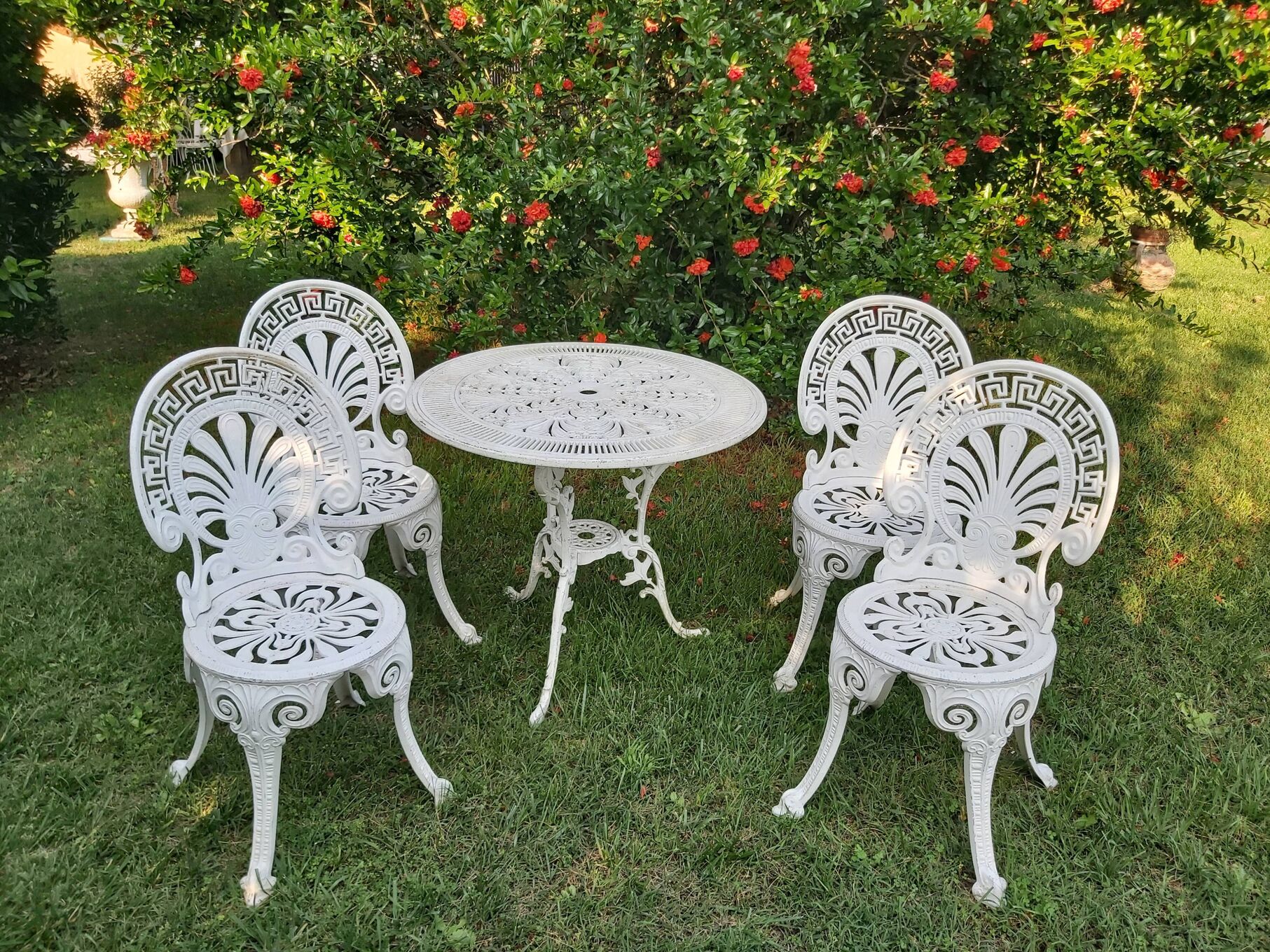 Salon de jardin en fonte d'aluminium Selency