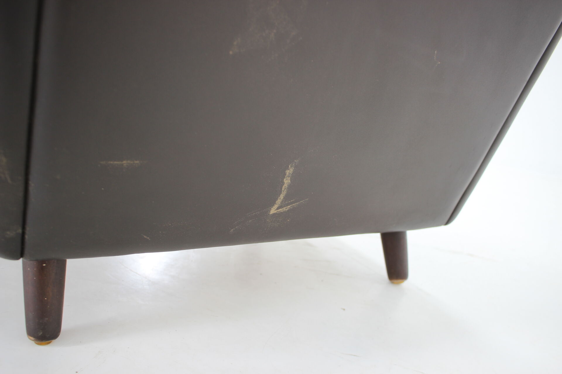 1960s Aage Christiansen ''Matador" leather danish armchair