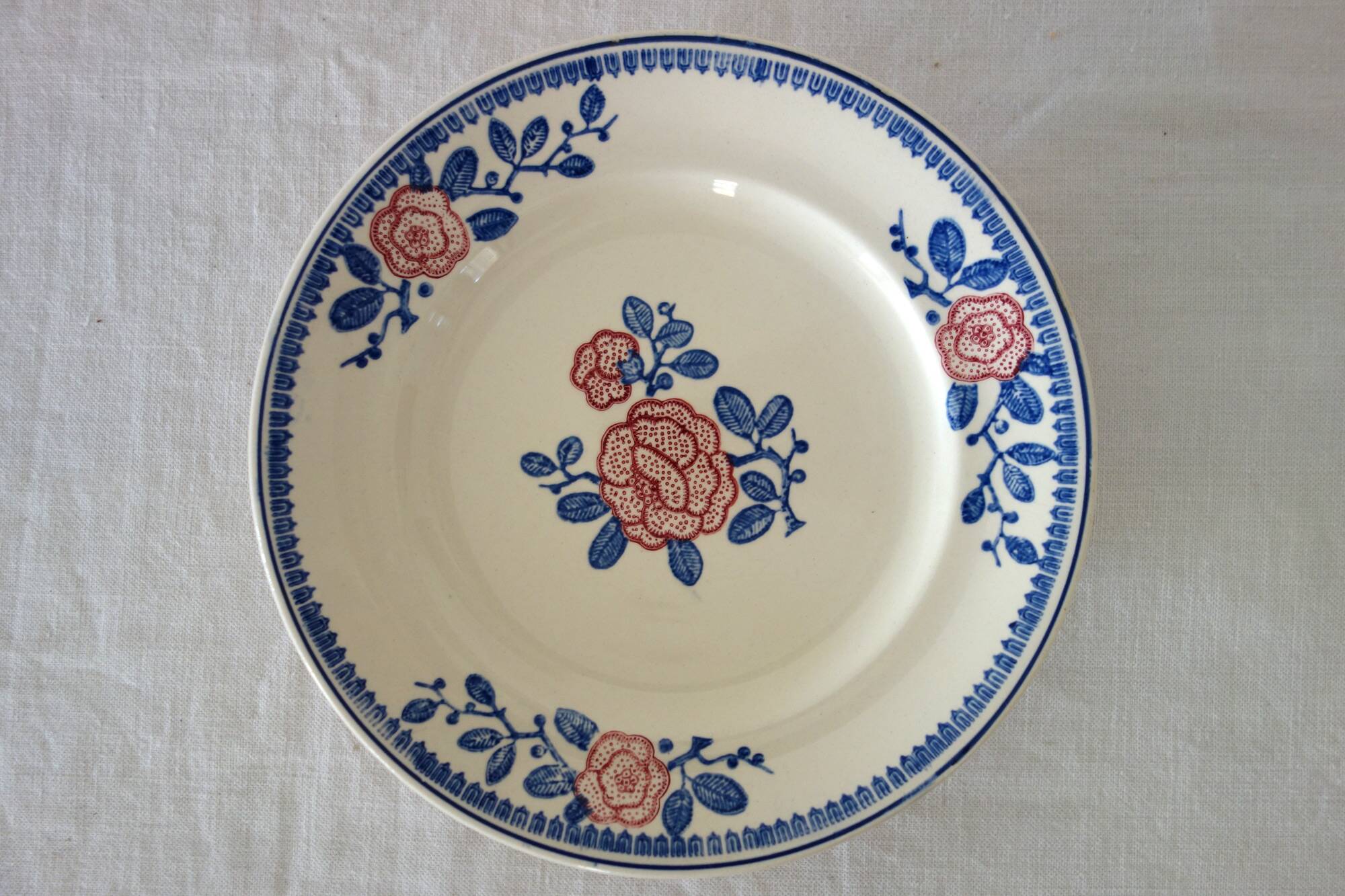 2 dessert dishes or compotiers Venice / Longwy