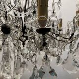 Large Crystal Beaded Chandelier 1950’s