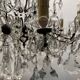 Large Crystal Beaded Chandelier 1950’s