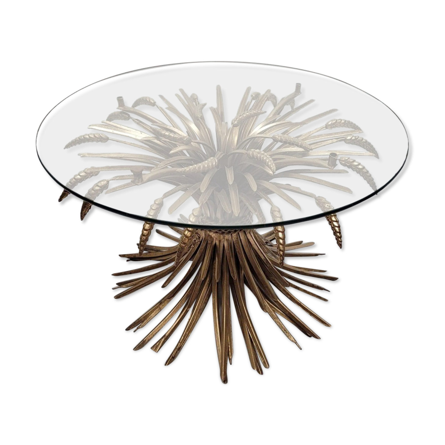 Wheat grass coffee table