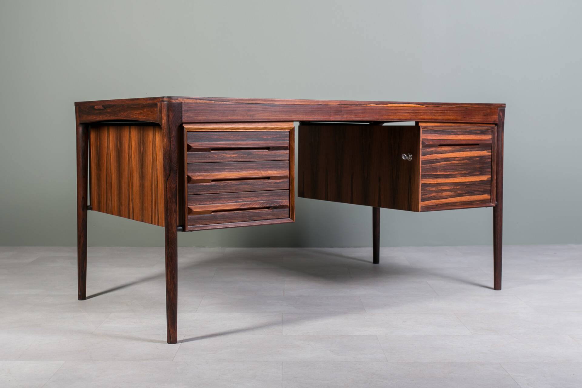 Mid-Century Modern Desk by Bruksbo, Norway, 1960s, attributed to Torbjorn Afdal