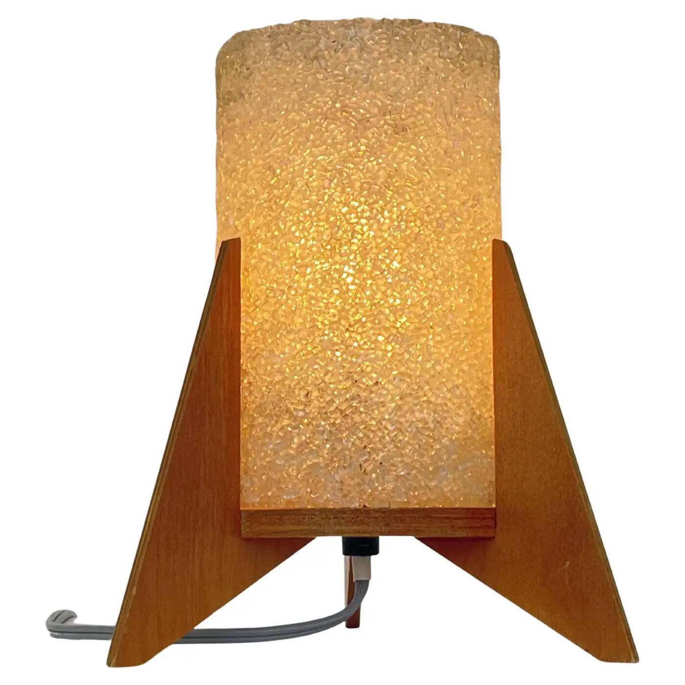Space age table lamp rocket by Pokrok Zilina, 1970s