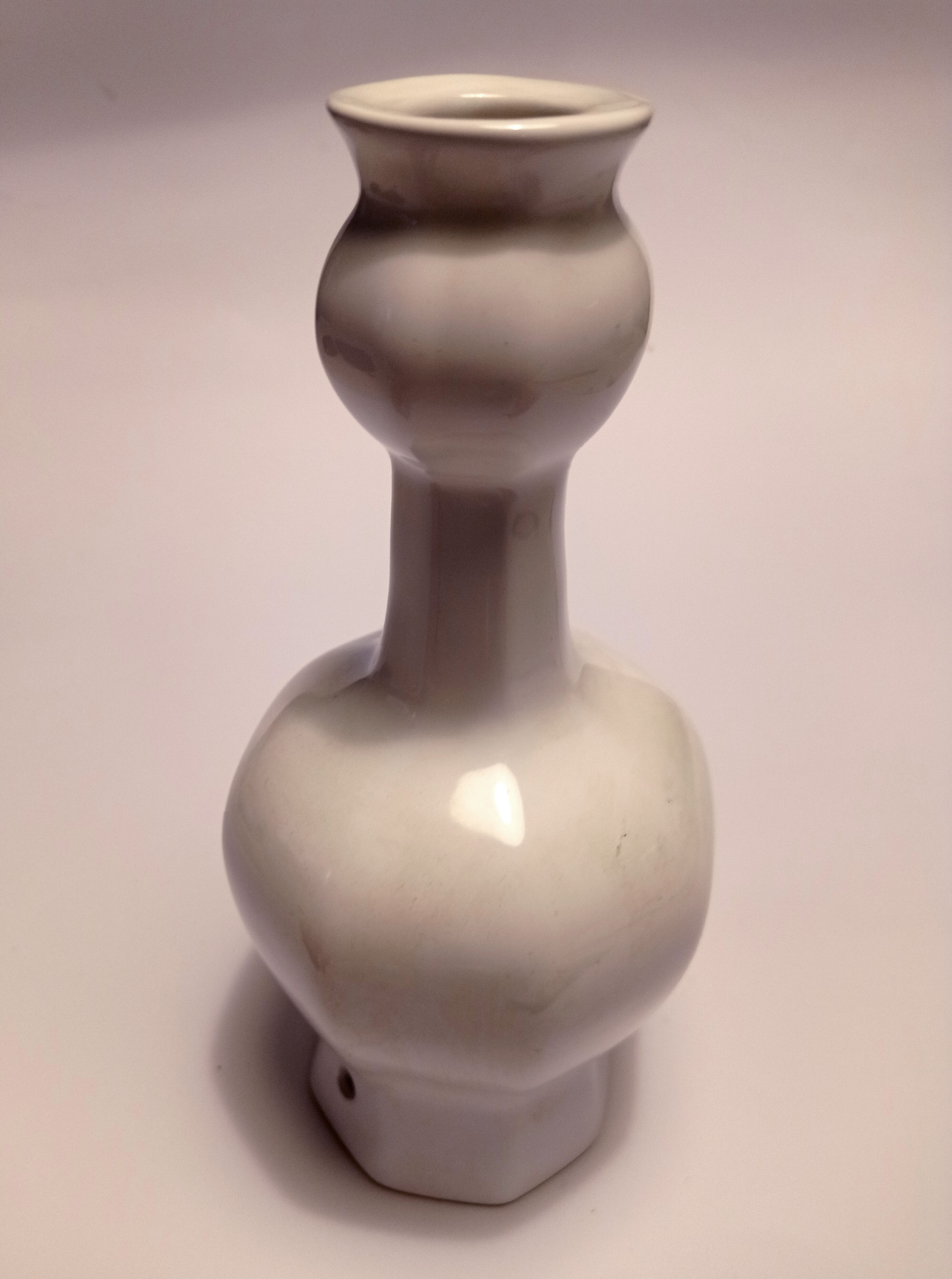 Signed ceramic lamp foot