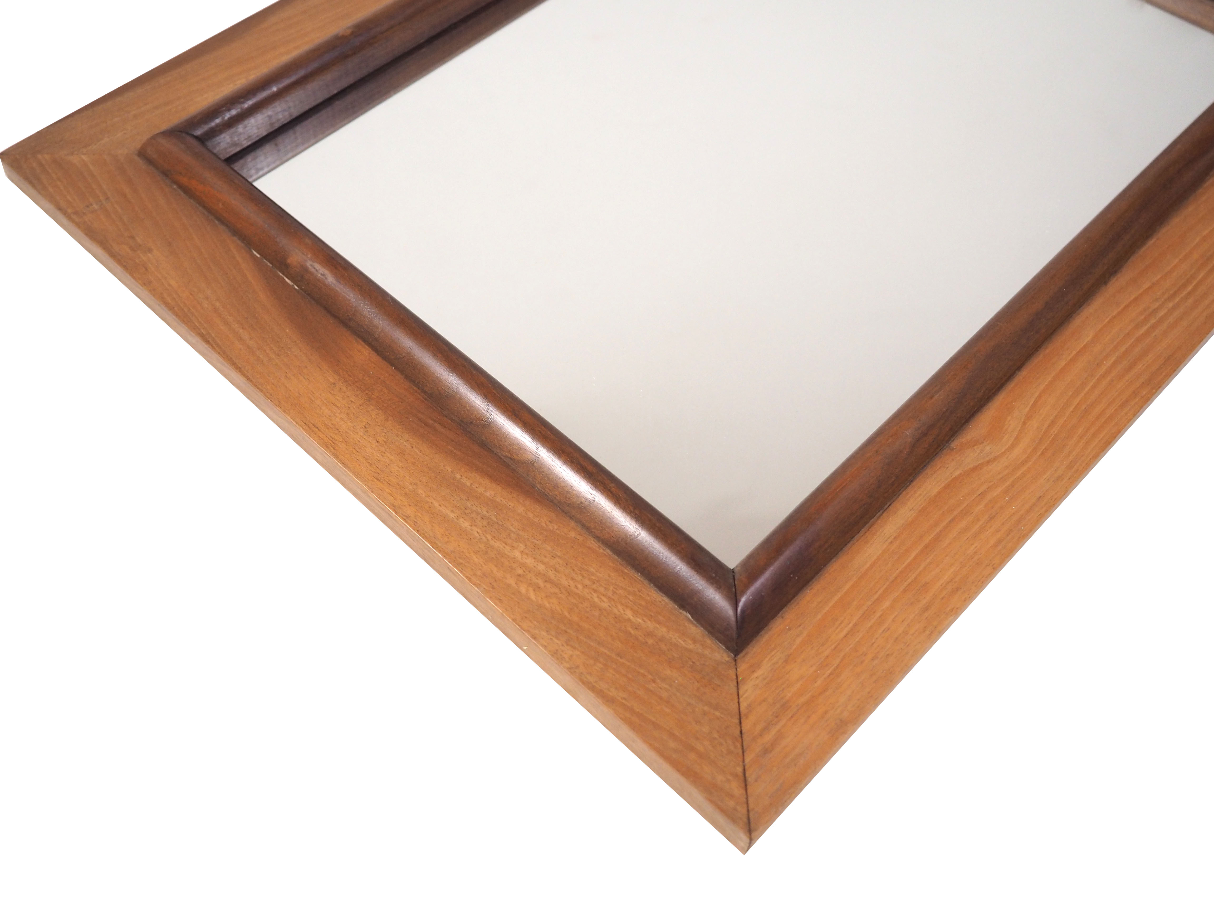 2-tone wooden mirror 32x40cm