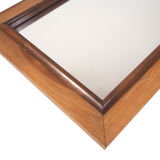 Miroir bois 2 tons 32x40cm