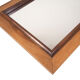 2-tone wooden mirror 32x40cm