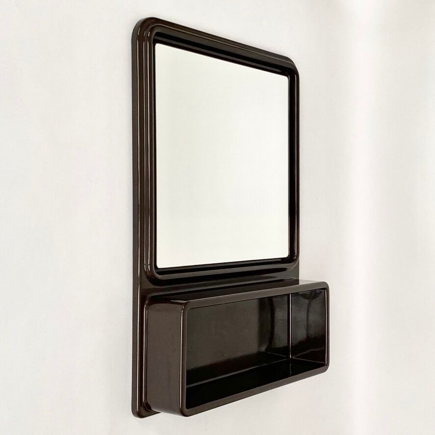 Mirror with storage, vintage 70.