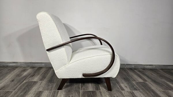 Fauteuil Art Déco par Jindrich Halabala, 1940s