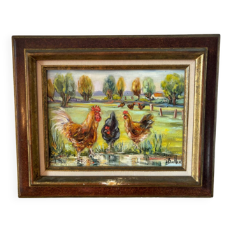 20th century school hens