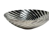 Ercuis, 20th century silver-plated ruffled pocket emptier
