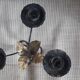 Vintage wrought iron candlestick