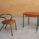 Desk and children's chair by Jacques Hitier for Mullca editions