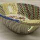 Vintage Spanish ceramic basket dish
