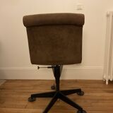 Sapper velvet office armchair for Knoll