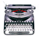 Machine à écrire Remington Noiseless Portable révisée ruban neuf 1932