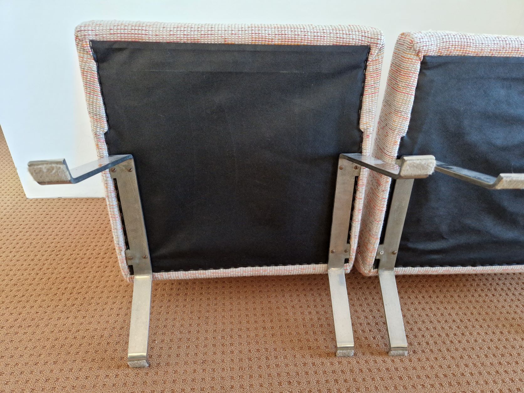 Set of 2 model 141 lounge chairs by Joseph Andre Motte by Artifort, The Netherlands 1955