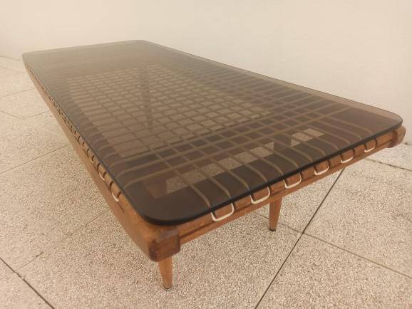 Very beautiful coffee table by Georges Tigien, 1960s