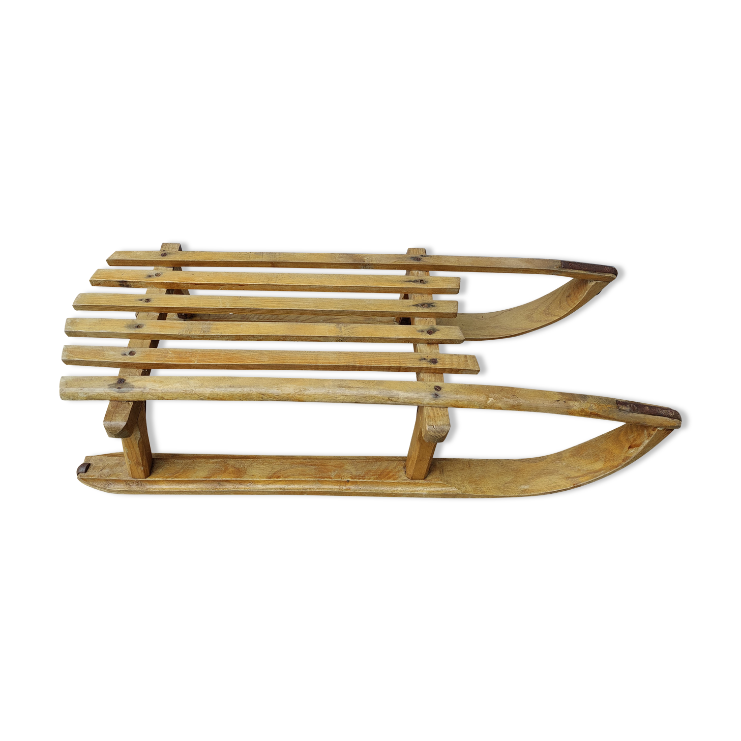 Wooden toboggan