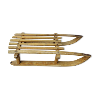 Wooden toboggan