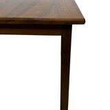 Table basse vintage compacte en palissandre design années 70