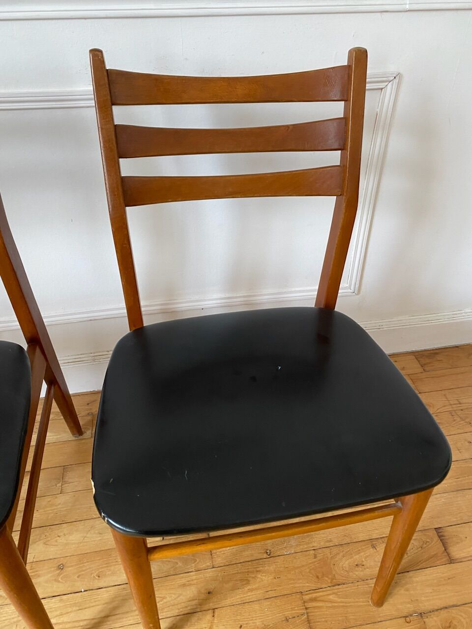 Pair of vintage Scandinavian style chairs