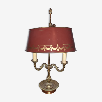 Lampe bouillotte en bronze massif