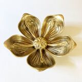 Brass flower ashtray
