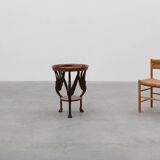 French Empire Side Table in Carved Wood, circa 1850