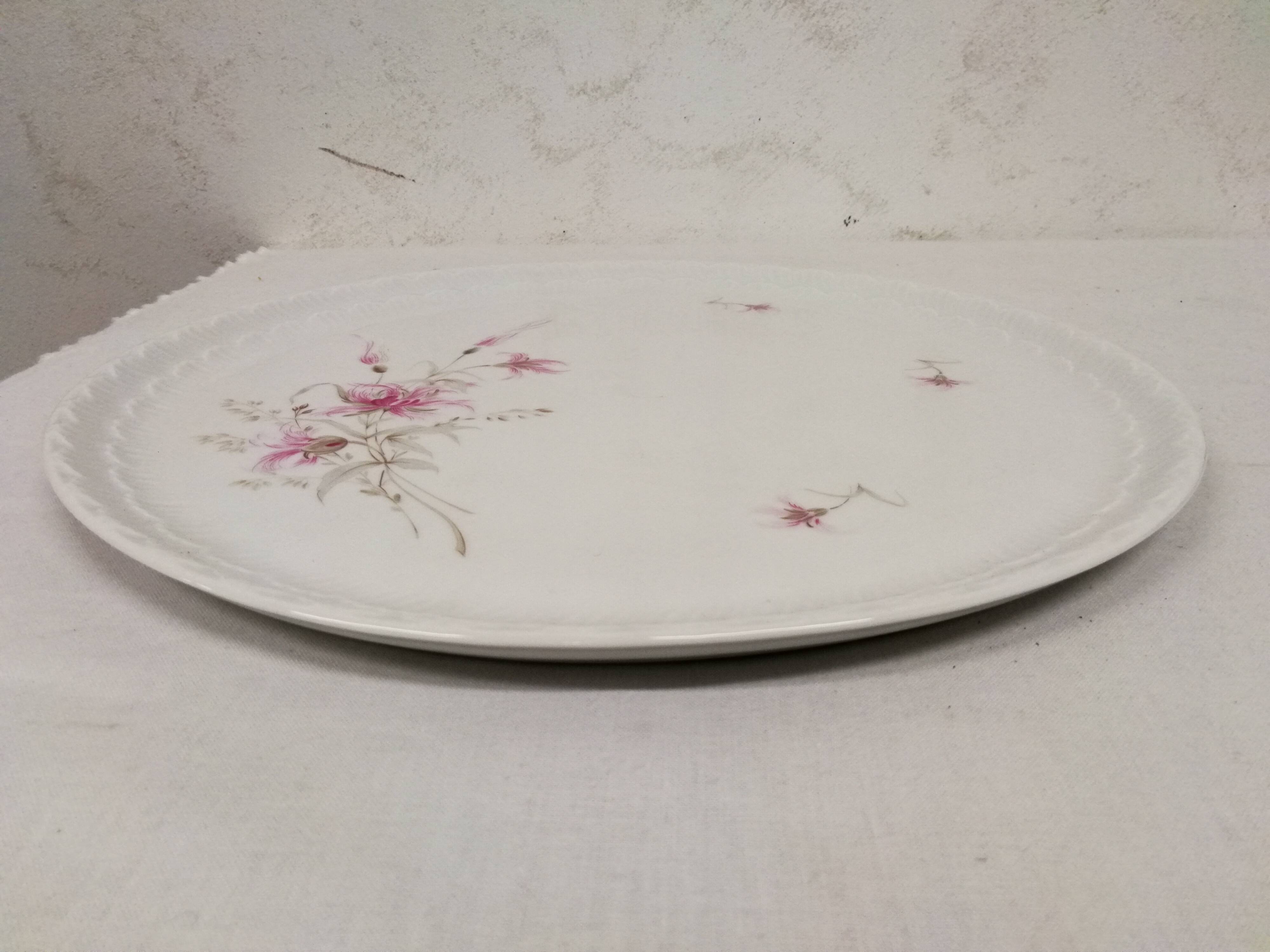 Pie Dish, Limoges Porcelain Dish G. Labesse