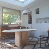 Roche Bobois travertine table