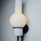 Model C1666 Quinquet Wall Lamps In Opal Glass By Raak Amsterdam, The Netherlands 1960S