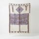 Berber wool rug in violet 200x300 cm