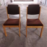 Set of two vintage Swiss chairs