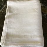 Old single sheet in cotton / linen dimension: 290 x 230 cm-