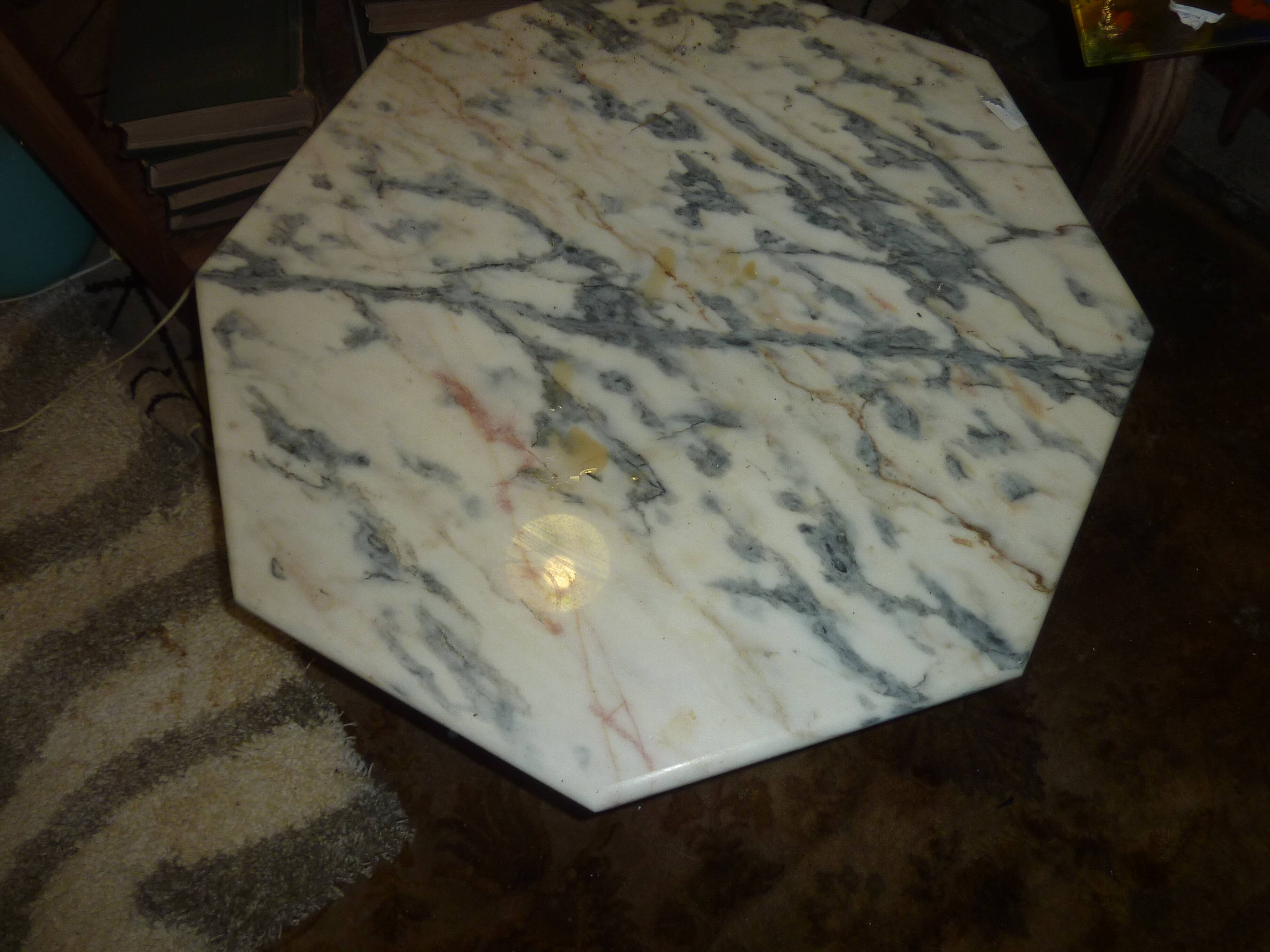 marble table
