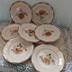 25 old Digoin and Sarreguemines plates