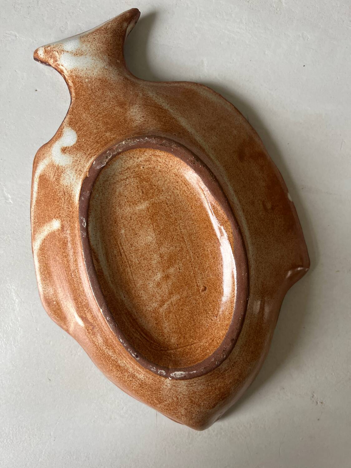 Ceramic bowl in the shape of a fish