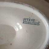 Old saucière terre de fer - earthenware Longchamp "Lutèce"