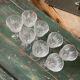 8 RGR champagne glasses