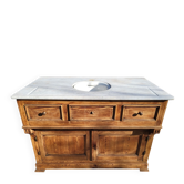 Bathroom furniture 1900 • Marble and tilting basin