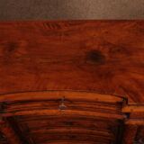 Italian Renaissance oratory in walnut and burl walnut - 17th century